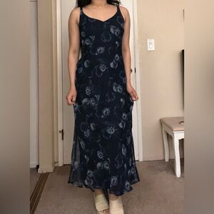Floral Sleeveless Maxi Dress